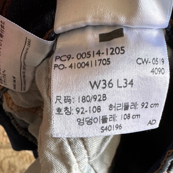 Levi's 514 Slim Straight Blue Jeans with Stretch - Picture 7 of 7